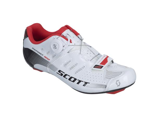 SCOTT Shoe Road Expert Boa W Hvit/Rød 38 Scott Sykkelsko SMU